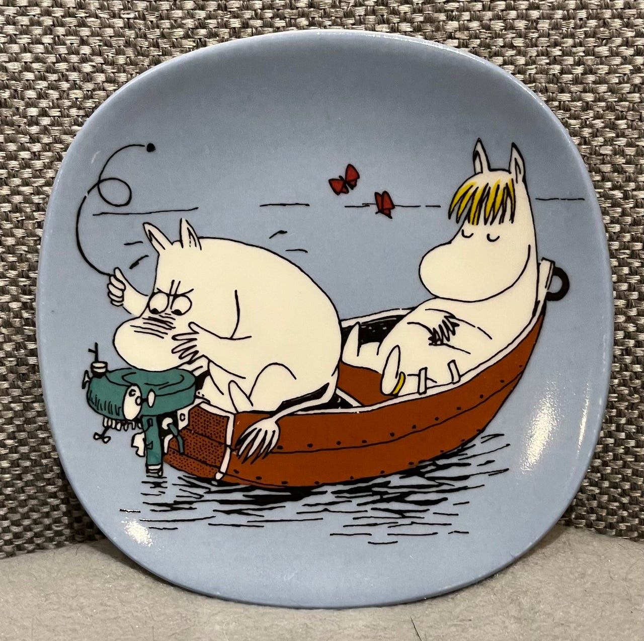 Muumi seinälautanen Moottoriongelmia