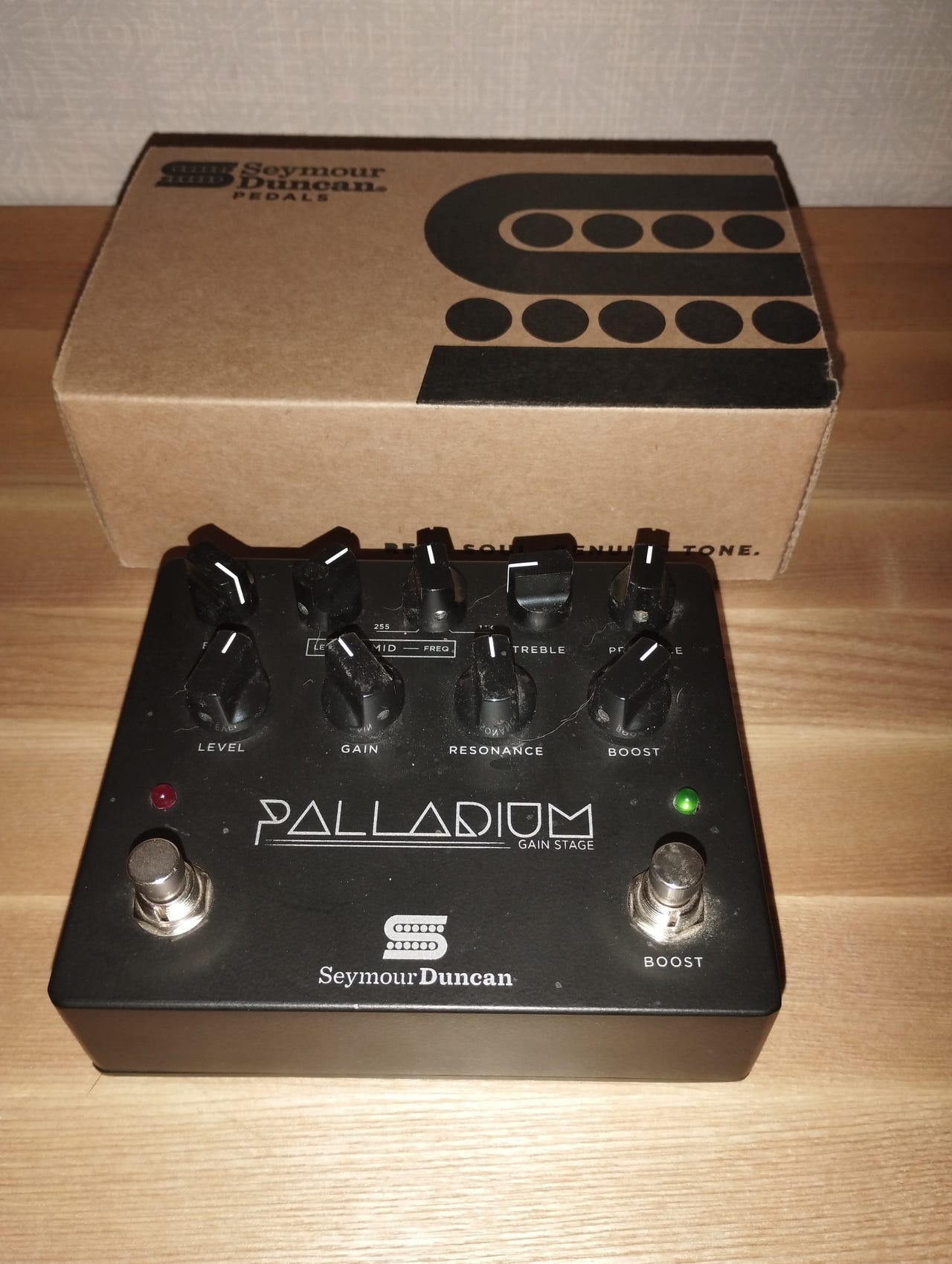 ギター Seymour Duncan Palladium Gain Stage Seymour Duncan Palladium Gain Stage Pedal : White - Rock