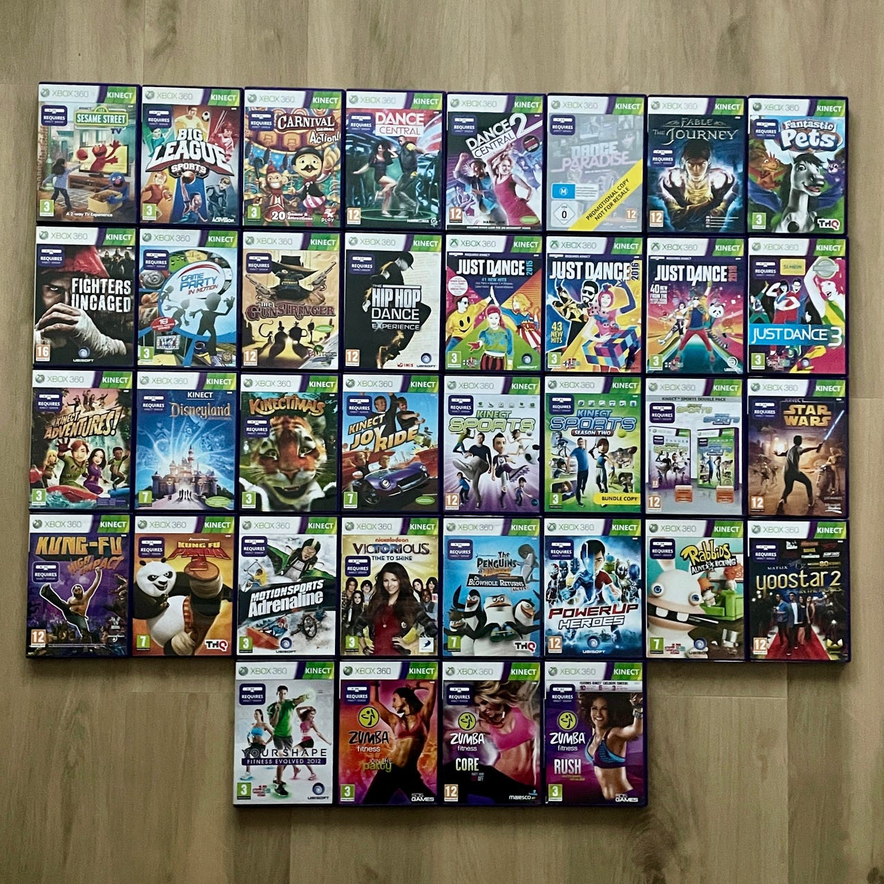 Xbox 360 Kinect pelejä JNS Tori