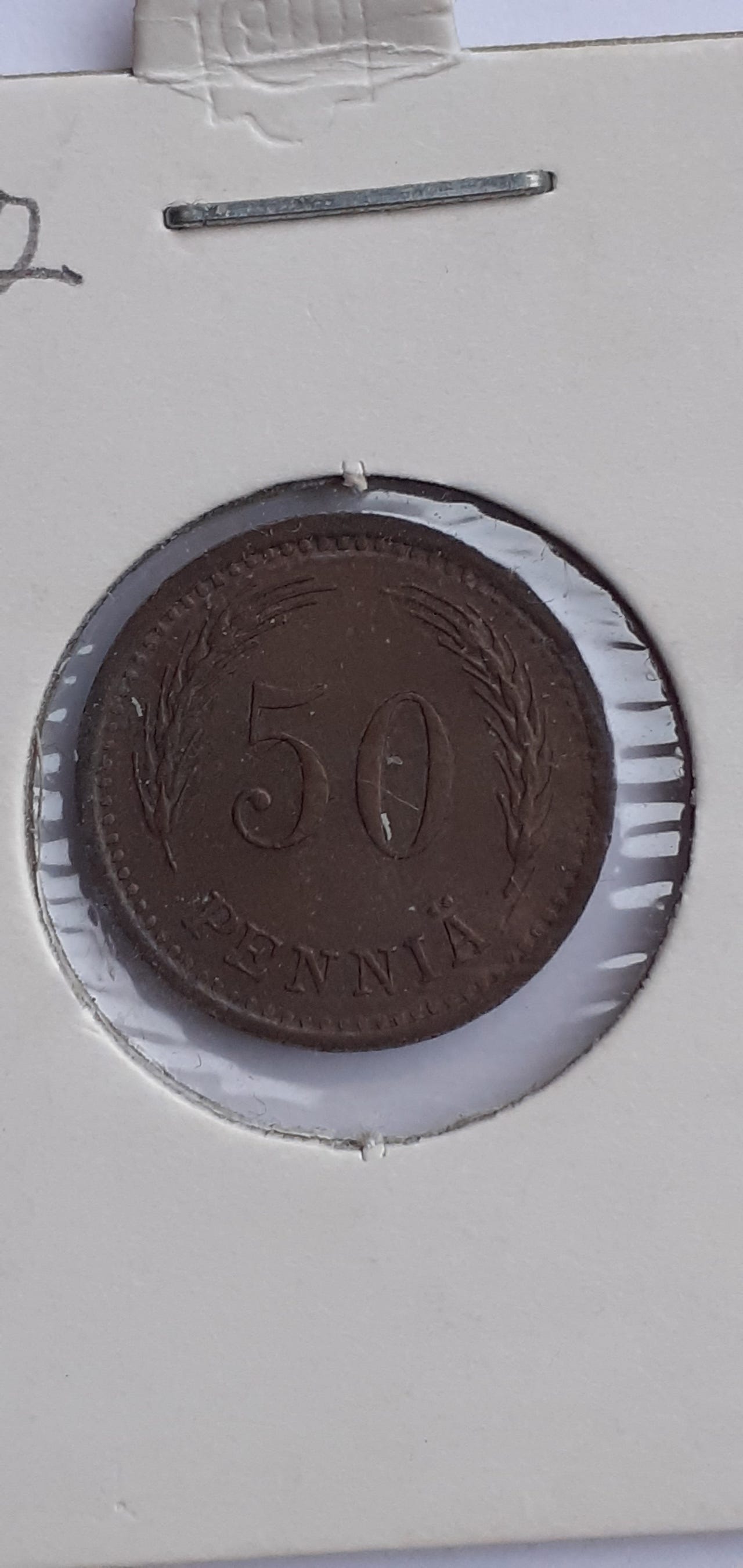 50 pennin kolikko v. 1942 tyyppi II