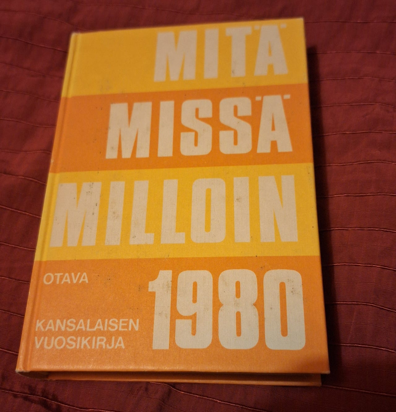 Mitä Missä Milloin 1980 -kirja