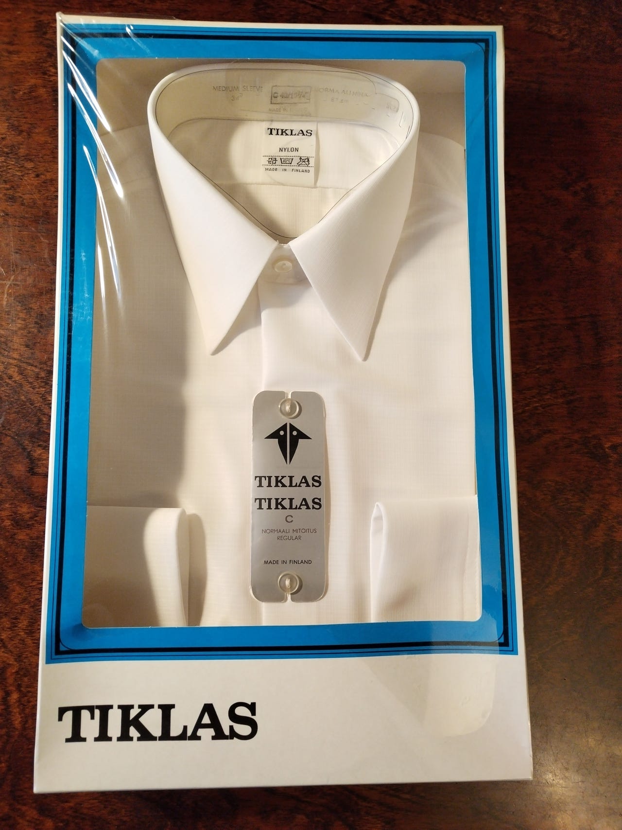 Miesten kauluspaita, Tiklas, vintage