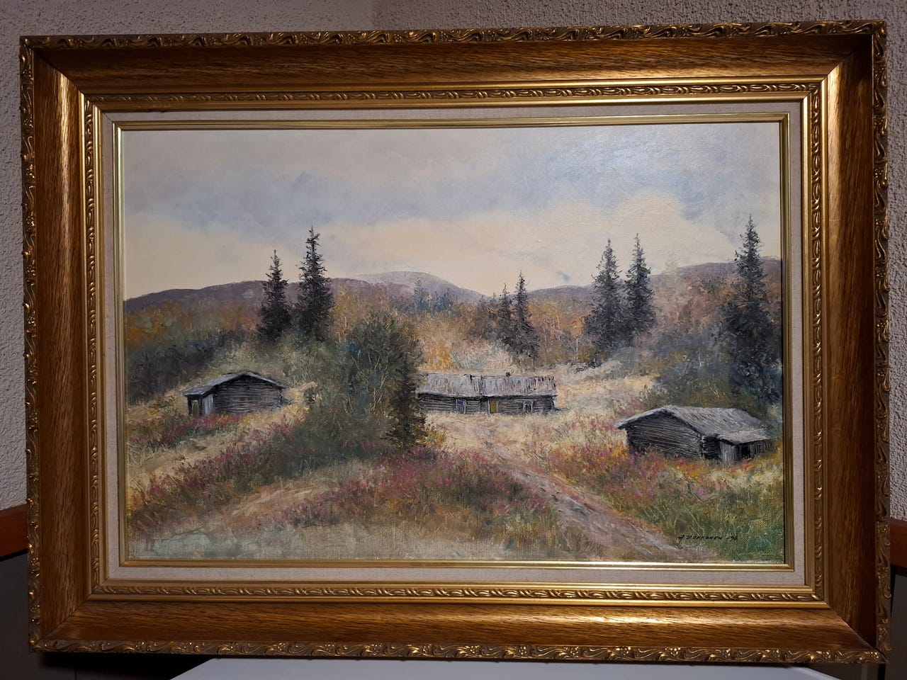 Öljyvärimaalaus Alpo Okkonen