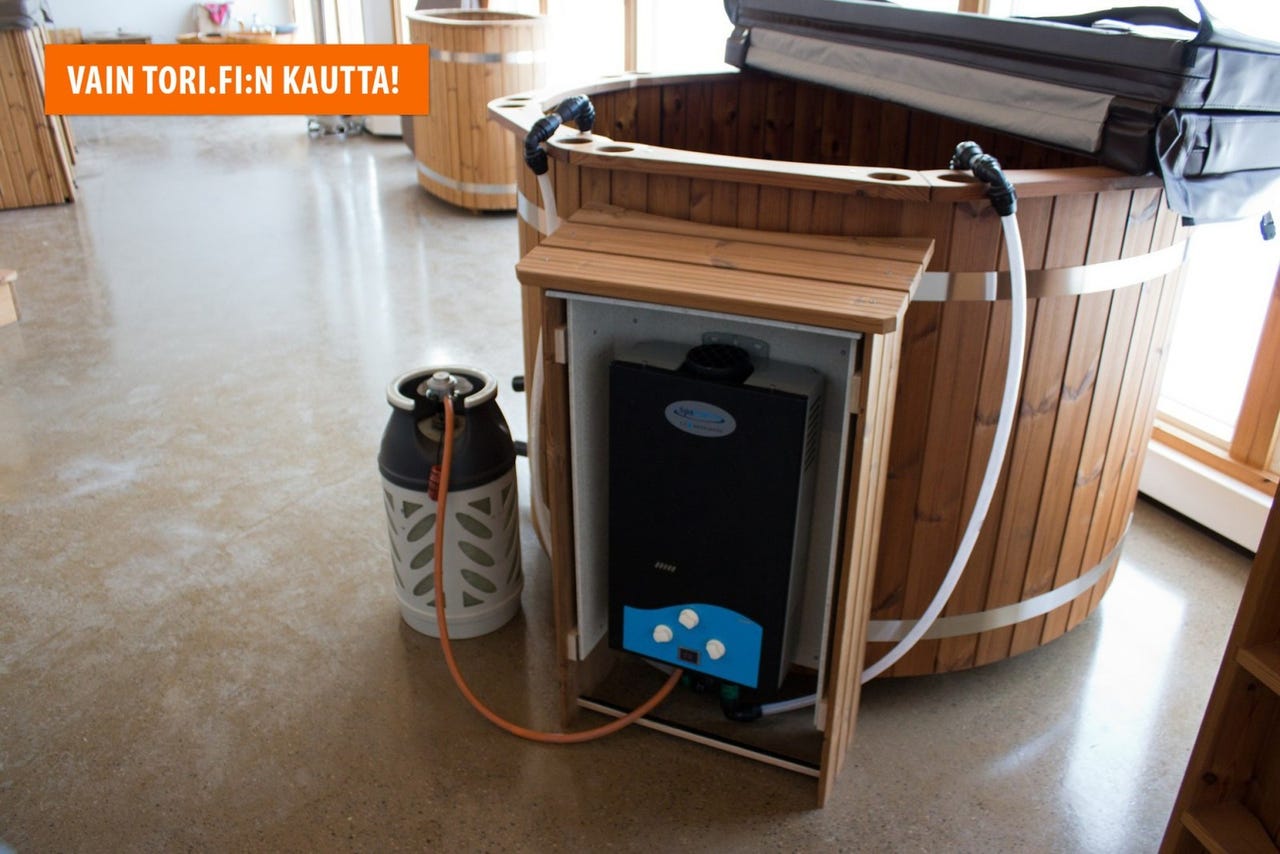 Siirrettävä lämmitin 24 kW kaasulla paljulle - 20% ALE