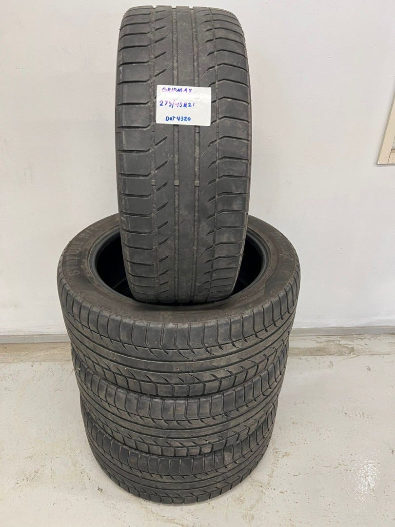 Käytetyt kesärenkaat 275/45R21