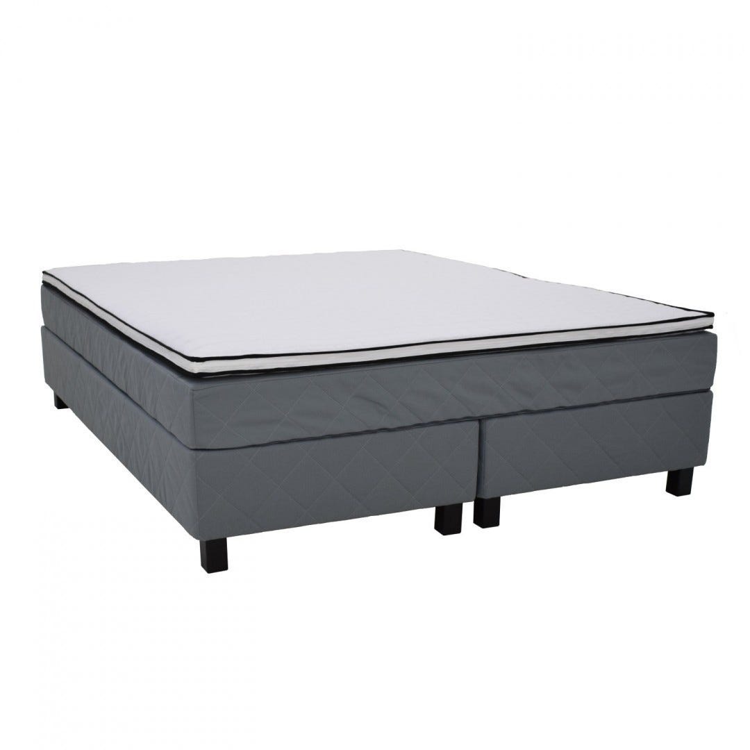 Preiswertes 160 cm breites Boxspringbett-Set