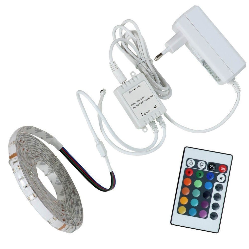 Led valonauha RGB 2M 7,2W/m IP20 Airam led strip