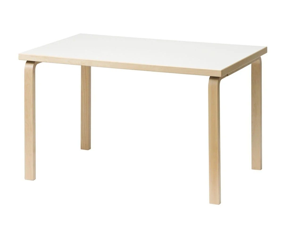 ARTEK Pöytä 81B koivu/valkoinen laminaatti, 75 x 120 cm