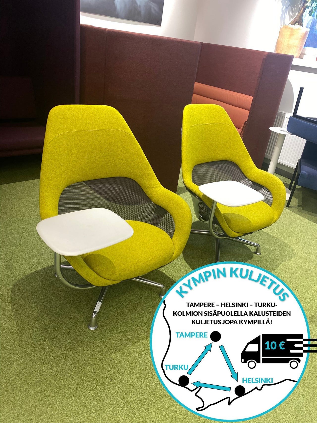 Nojatuoli Steelcase Coalesse pöydällä - 3kpl varastossa