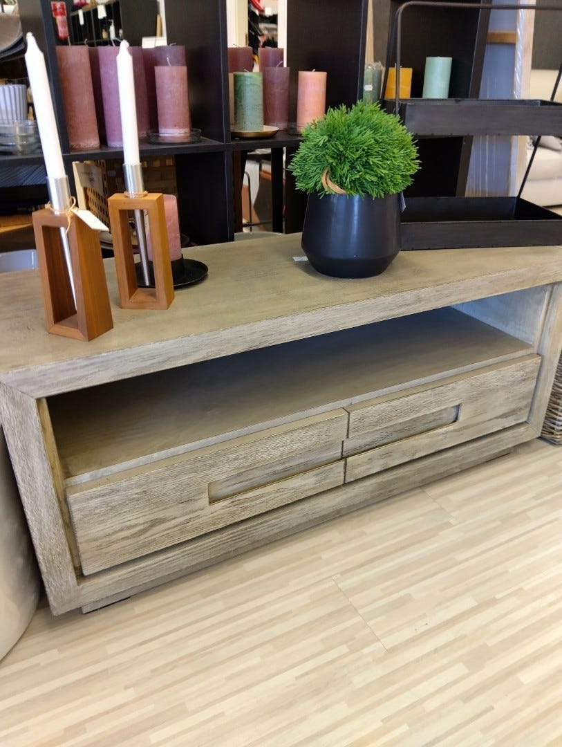 Tv-taso Artwood harmaa 120x45 cm