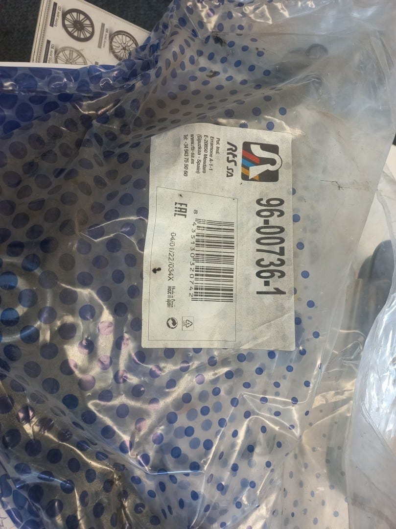 Alatukivarsi RTS oikea puoli Peugeot 206