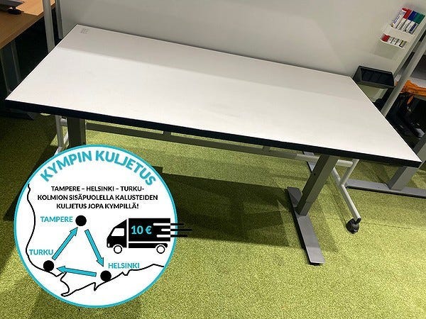 EFG työpöytä 120cm x 62cm - korkeus säädettävissä
