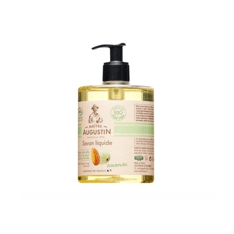 Uusi Maitre Augustin Marseille saippua 500 ml - tuoksuina manteli