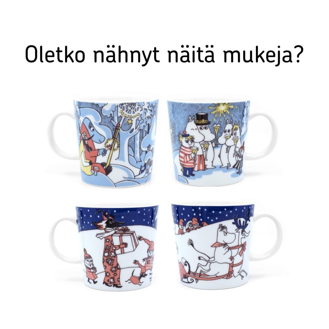 Oletko nähnyt näitä mukeja?