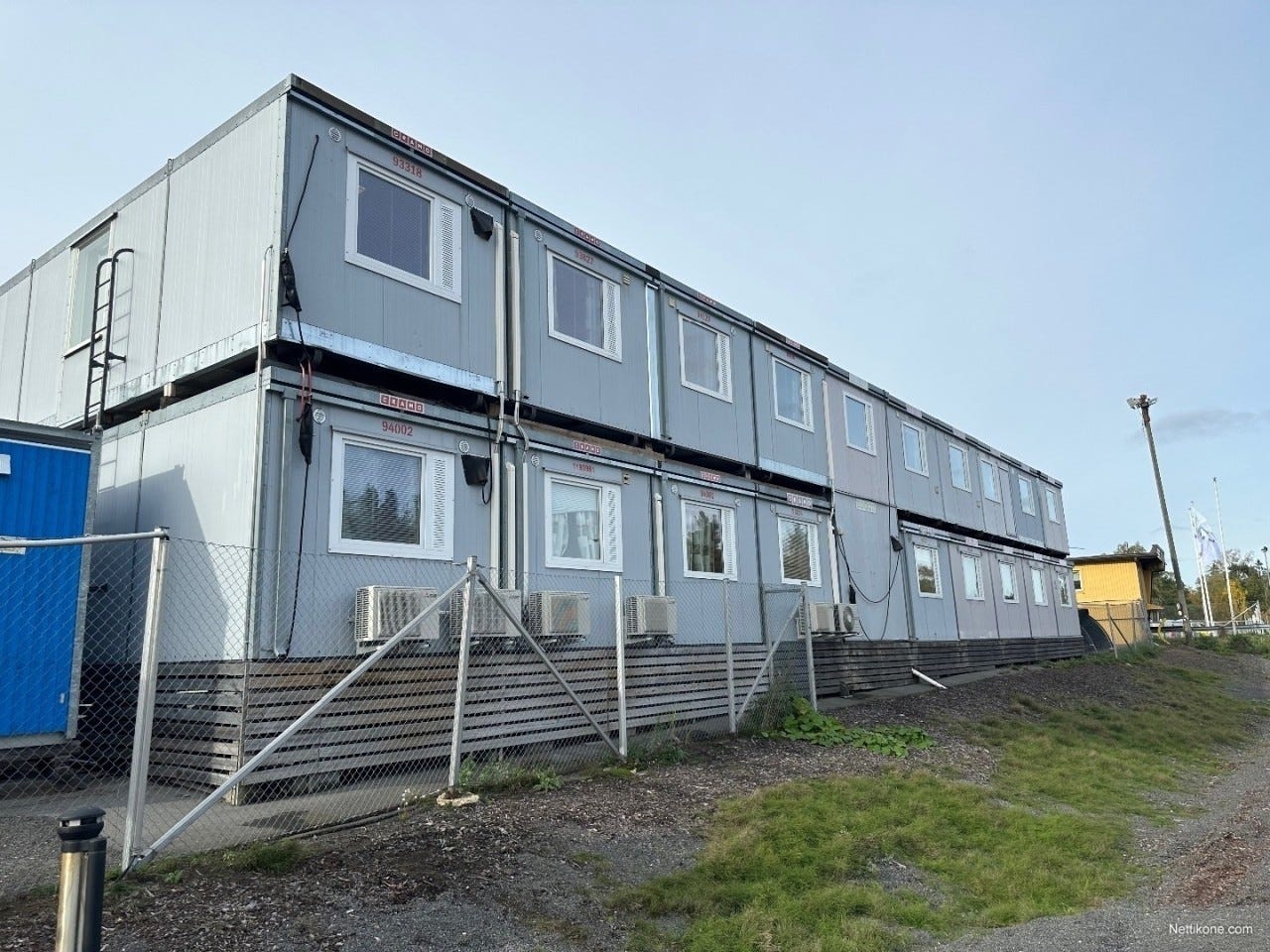 C30 9m Työmaatiloja, Työmaakopit, työmaaparakki, viipalemoduuli,