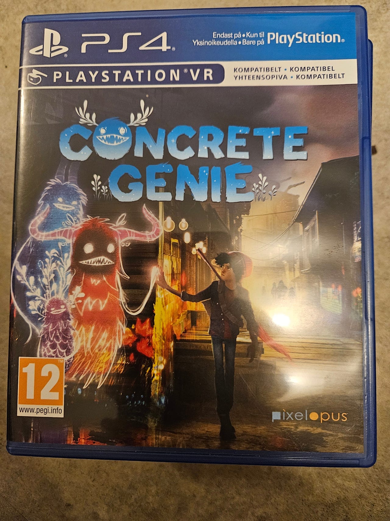 Concrete genie vr ps4 peli Tori