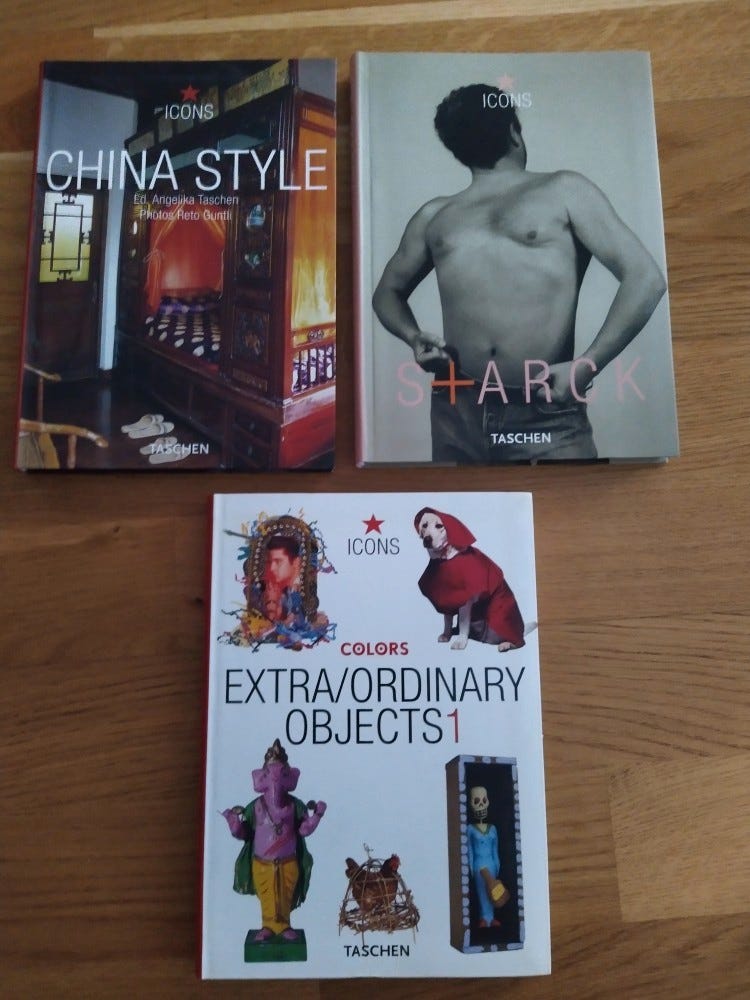 3 x Taschen Icons -taidekirjoja