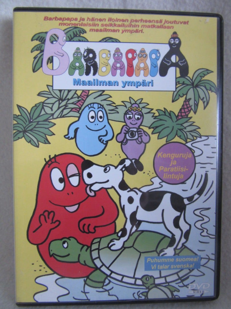 Barbapapa Maailman Ympäri 2 dvd