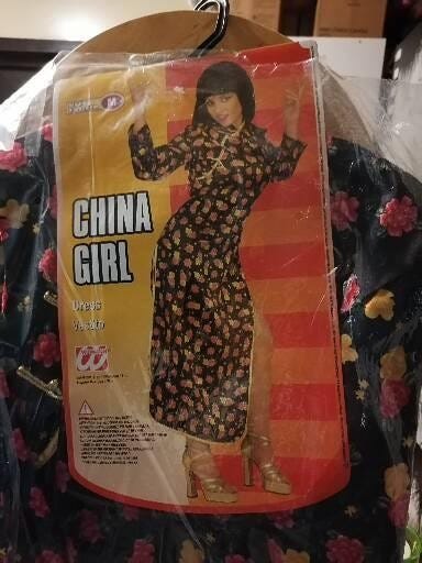 Rooliasu naamiaiset China girl puku Geisha M