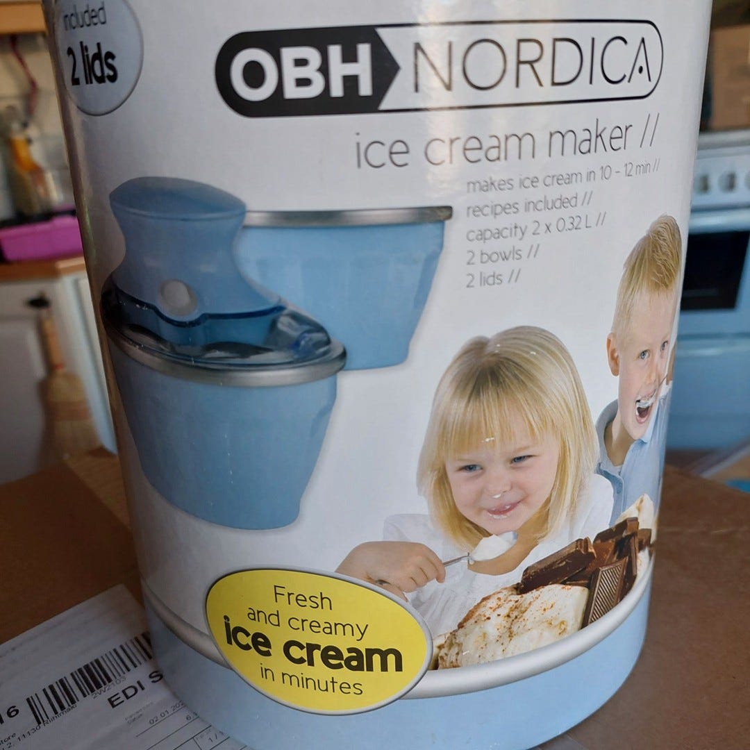 OBH nordica jäätelökone
