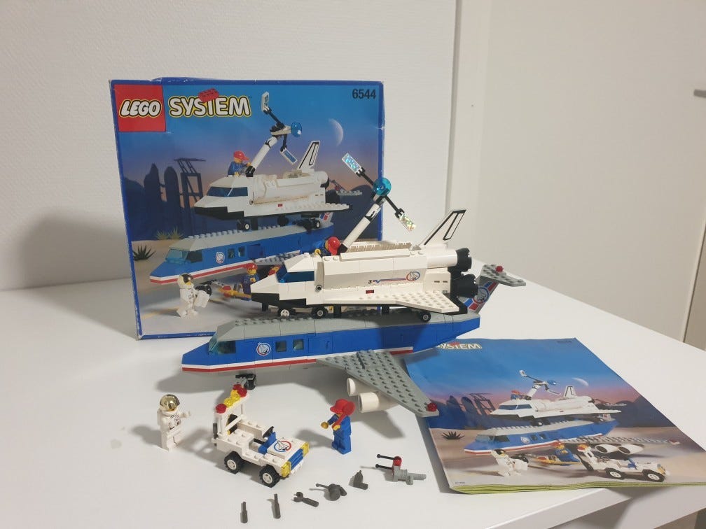 Lego 90s Shuttle Transcon 6544 Tori