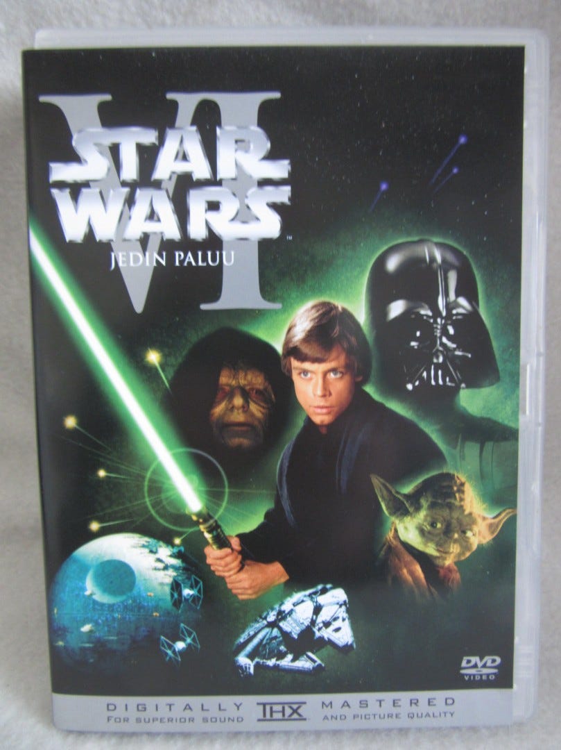 Star Wars VI dvd