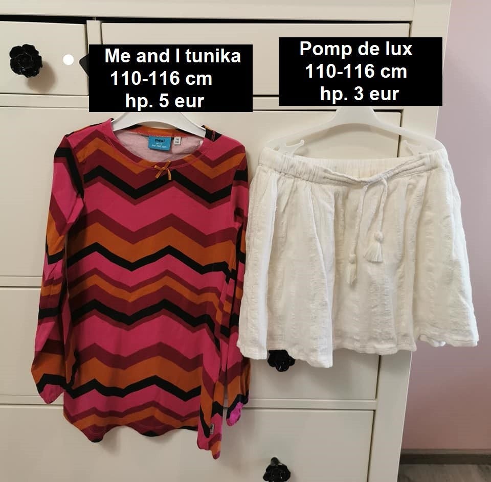 Me and I tunika ja Pomp de lux hame 110-116 cm