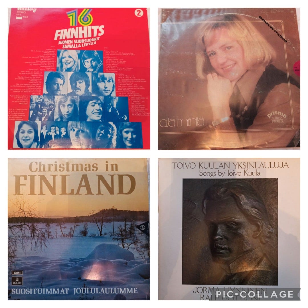 Suomalaisia LP levyjä, osa 1/2