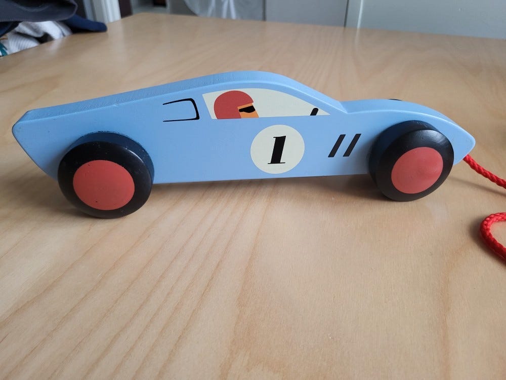 Puuauto kokoelma