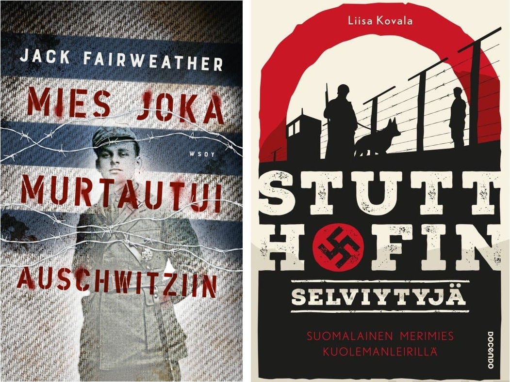 Stutthoffin Selviytyjä & Mies joka murtautui Auschwitziin kirjat