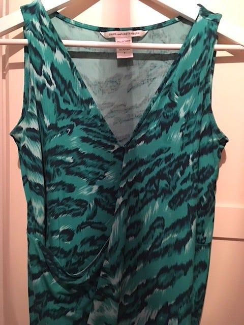 Diane von Furstenberg kotelomekko 100 % silkkiä koko 36-38