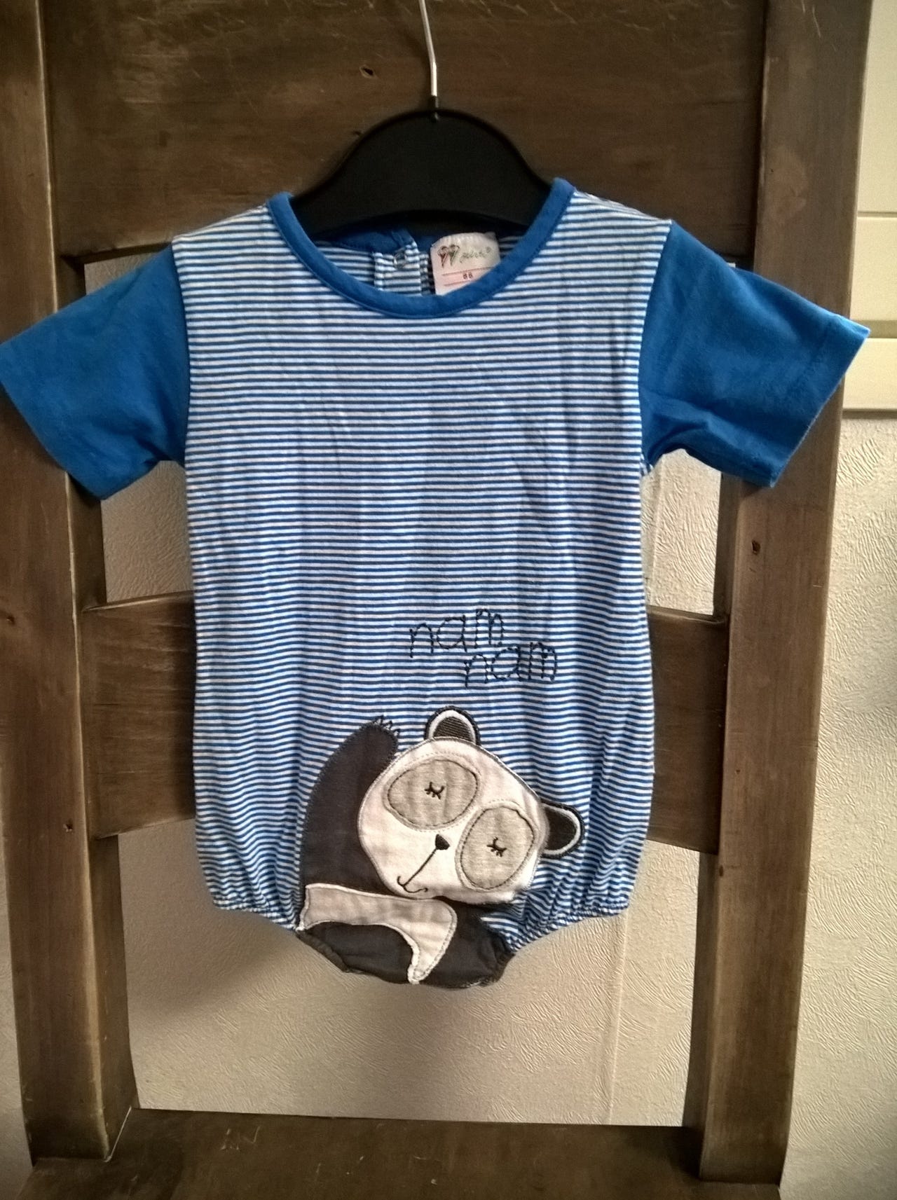 Uudenveroinen panda Gelati raitabody 86cm