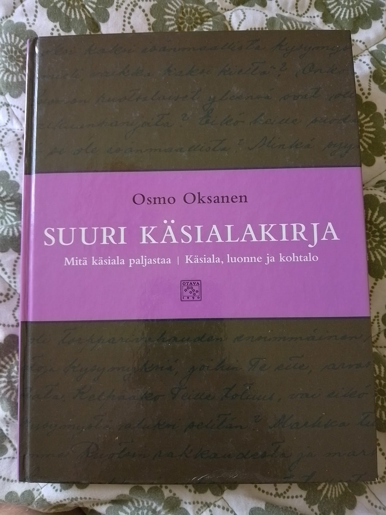 Osmo Oksanen Suuri käsialakirja