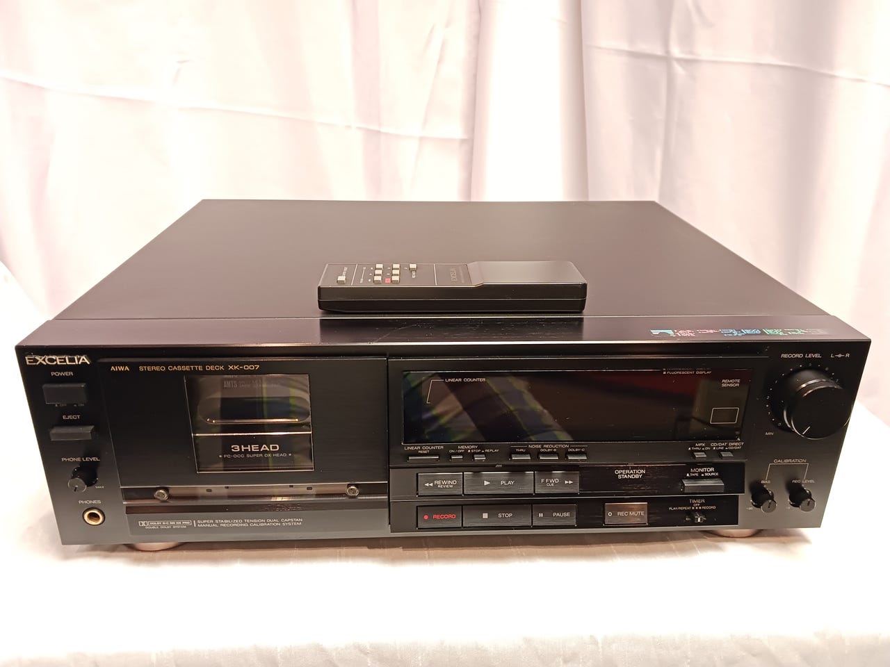 Aiwa Excelia XK-007 3-head kasettisoitin | Tori