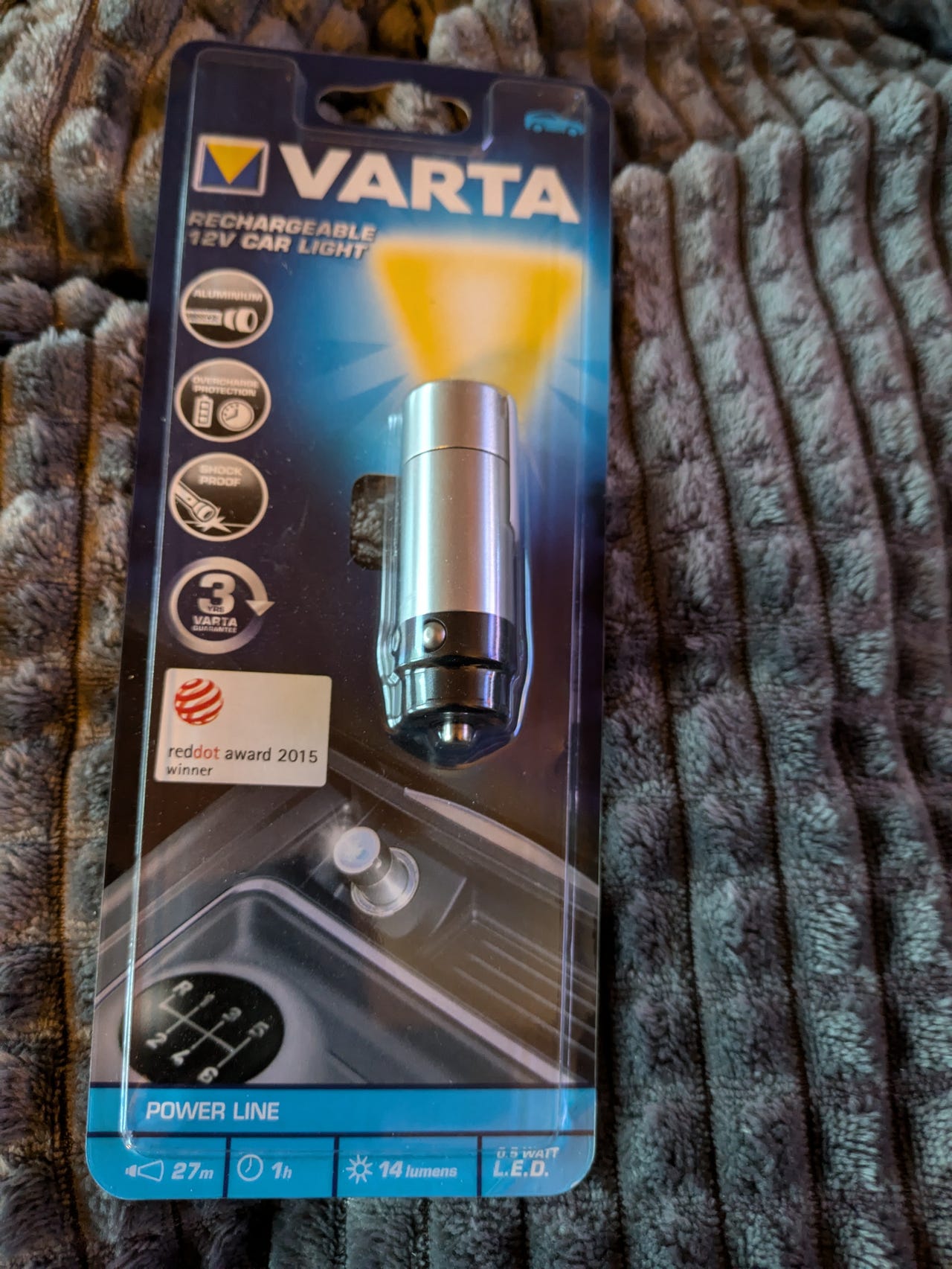 Taskulamppu Varta, ladattava