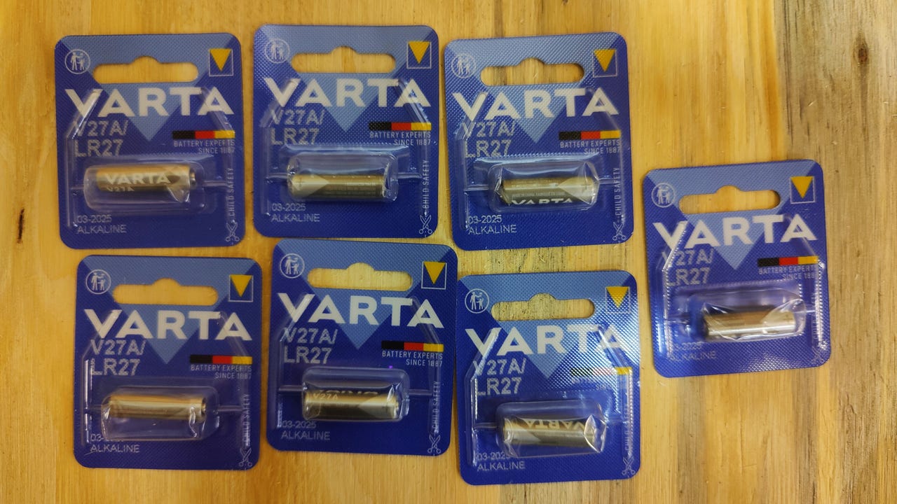 Pack De 2 Piles VARTA V27A LR27 12V - Alcalines, 19mAh, Pour Télécommandes Et Appareils Électroniques