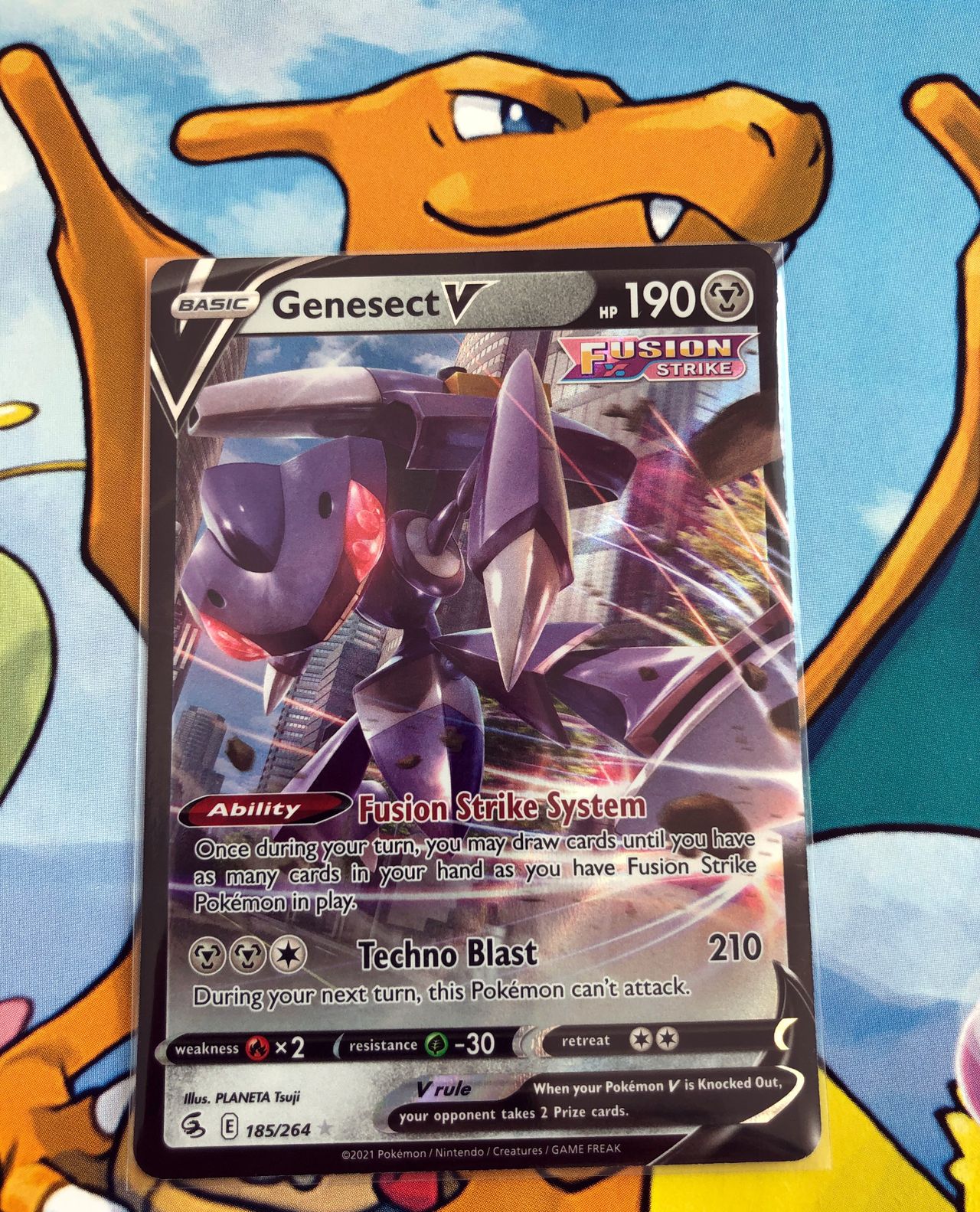 Genesect V 185/264 - Ultra Rare - Fusion Strike - NM | Tori