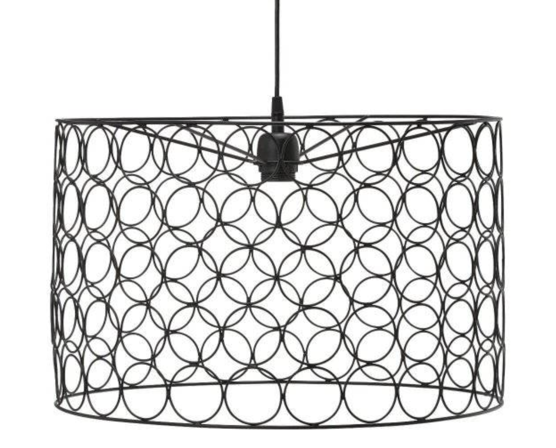 Mattamusta PR Home Ring-kattovalaisimen varjostin