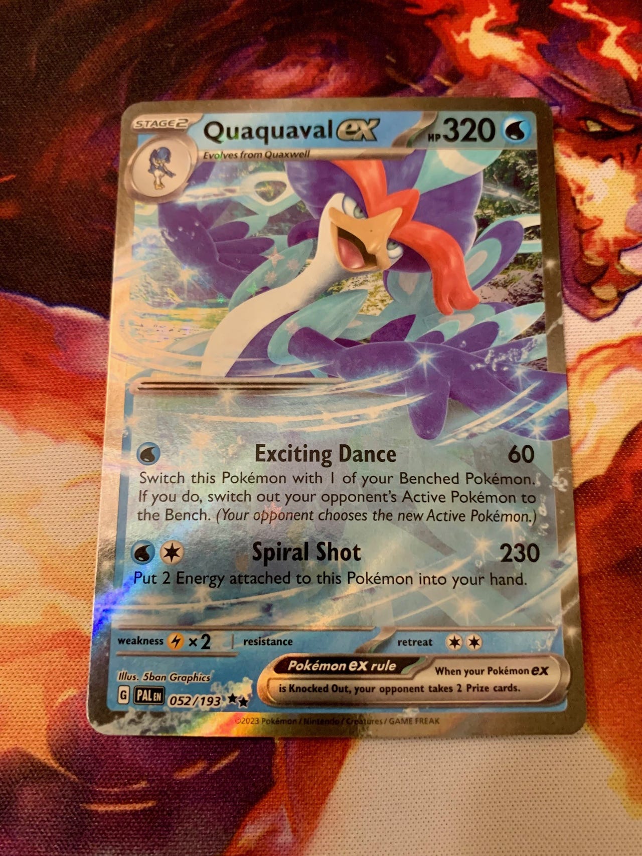 shiny quaxly pokemon card AR [CBB1C 05 09/09] [CN] (Pokemon Gem Pack Flash Card) Water Rarity Quaxly 2023 Pokmon TCG 3/15