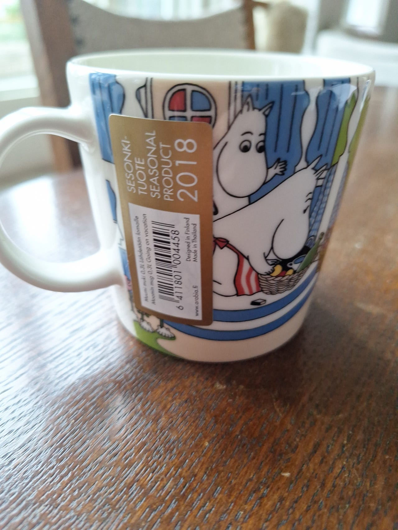 Muumi muki Lähdetään lomalle tarra