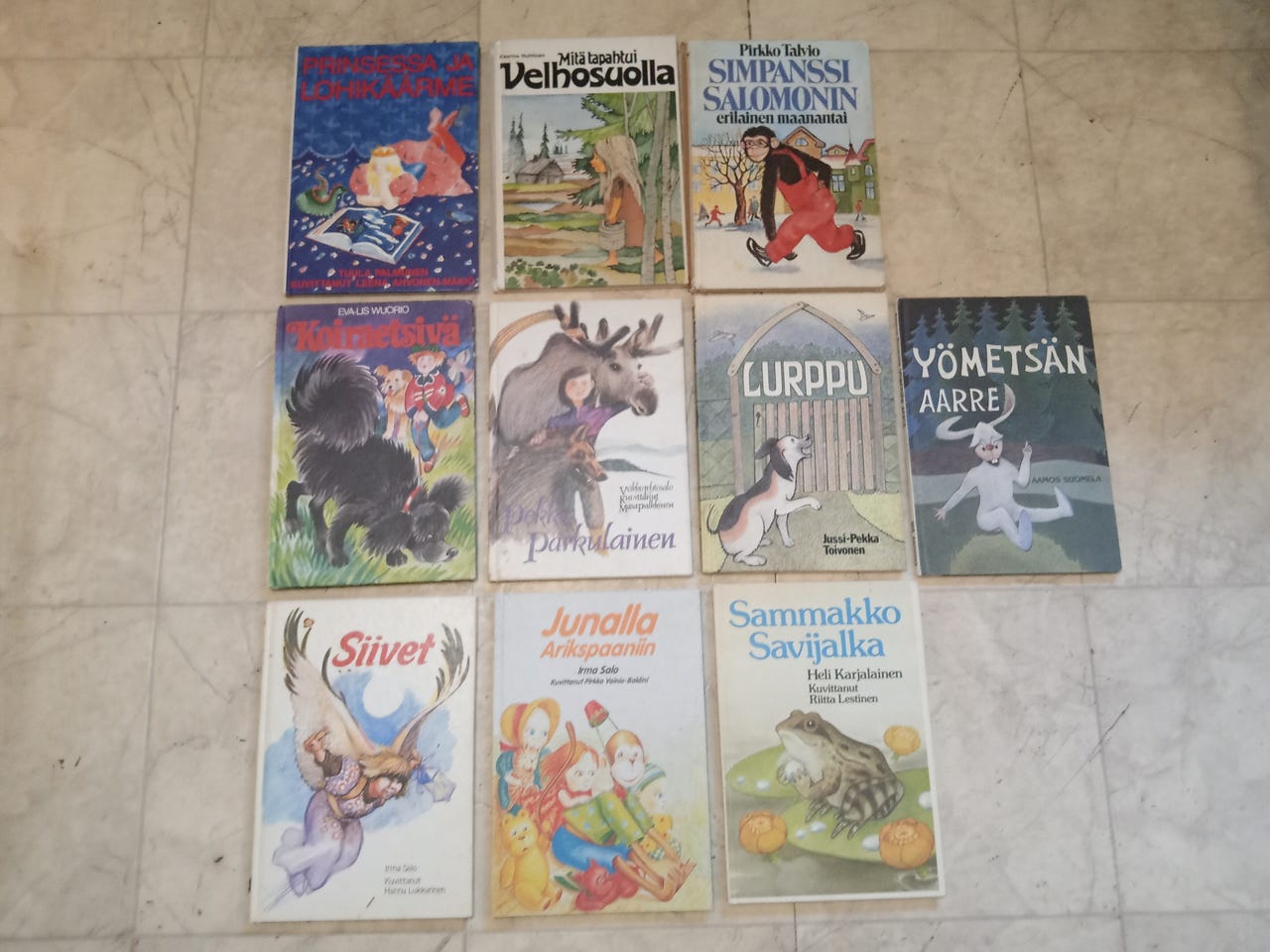 Vanhoja Lasten Kirjoja 10 kpl