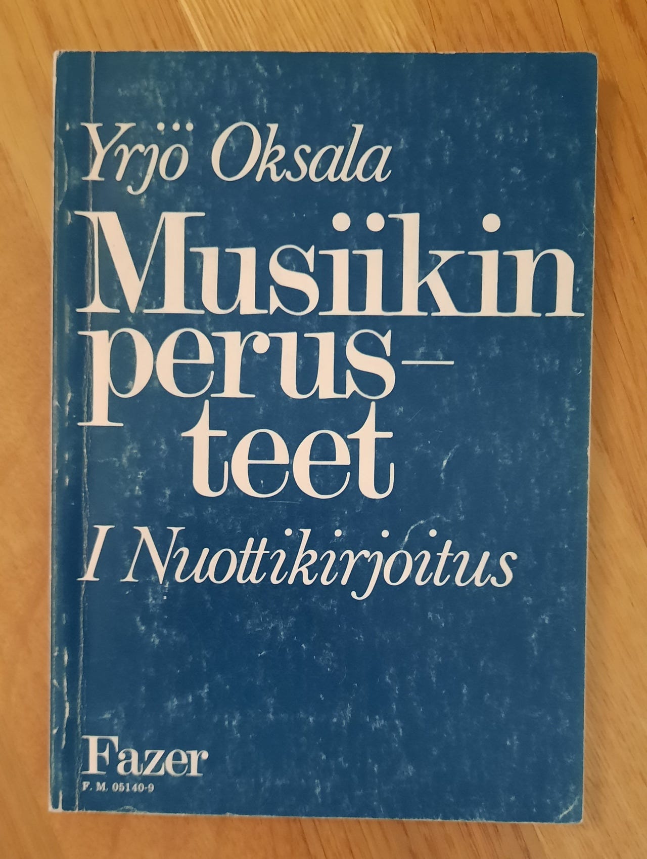 Musiikin perusteet, I Nuottikirjoitus