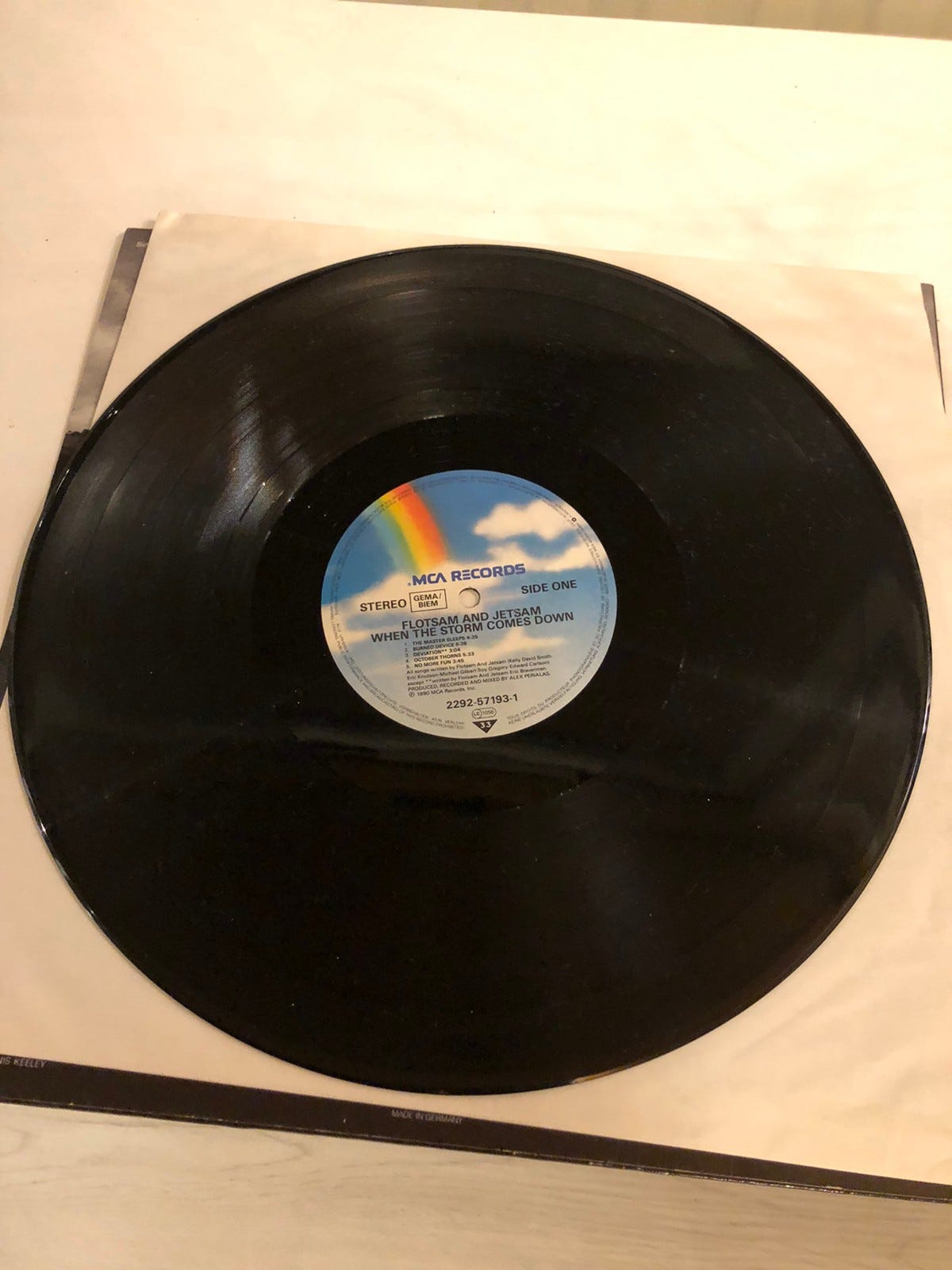 Myydään Flotsam and Jetsam; When the storm comes down LP Tori