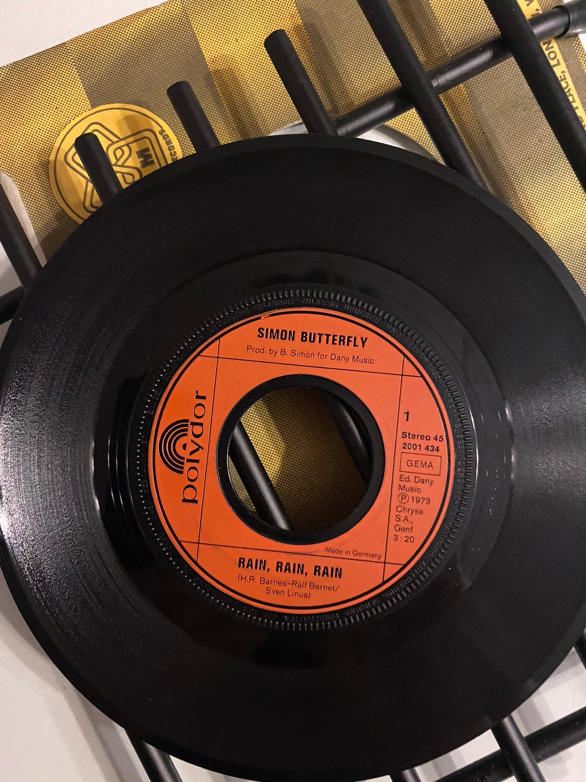 Simon Butterfly -single 1973