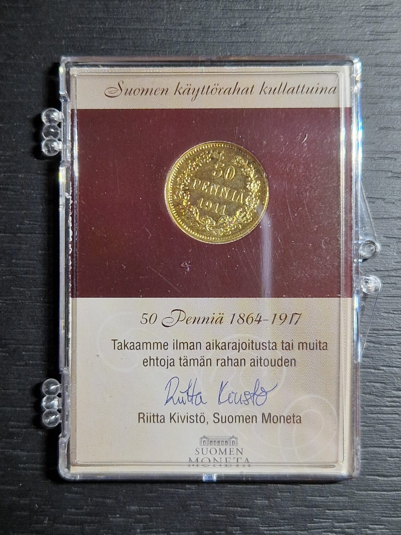 50 penniä 1911, hopearaha