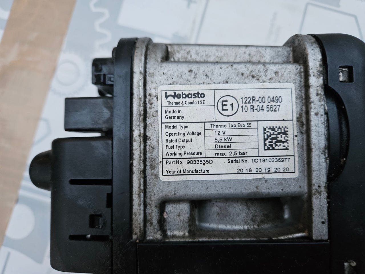 Heating System Thermo Top V Controller Webasto Heater Webasto