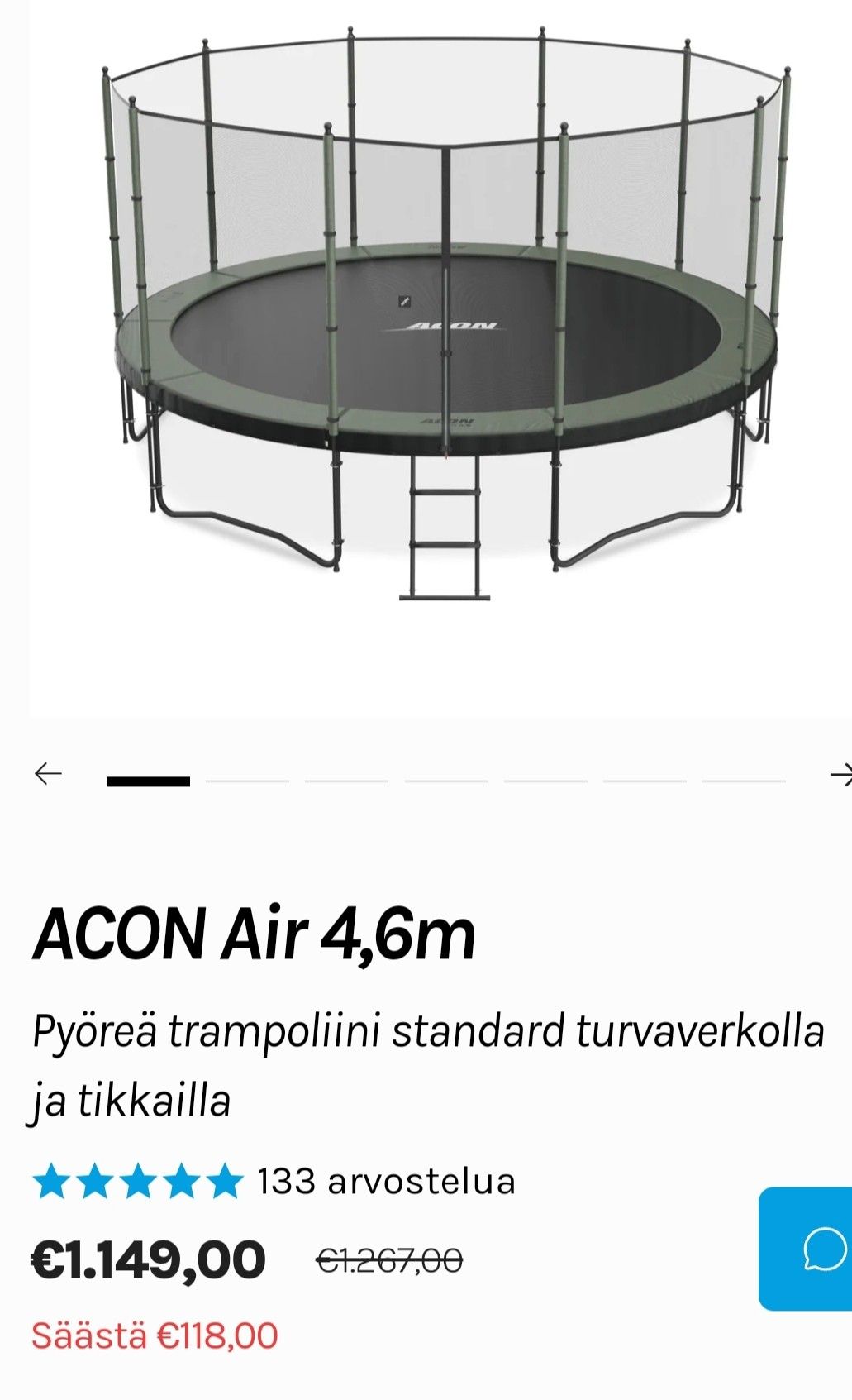 Acon air 4.6m Trampoliini Tori