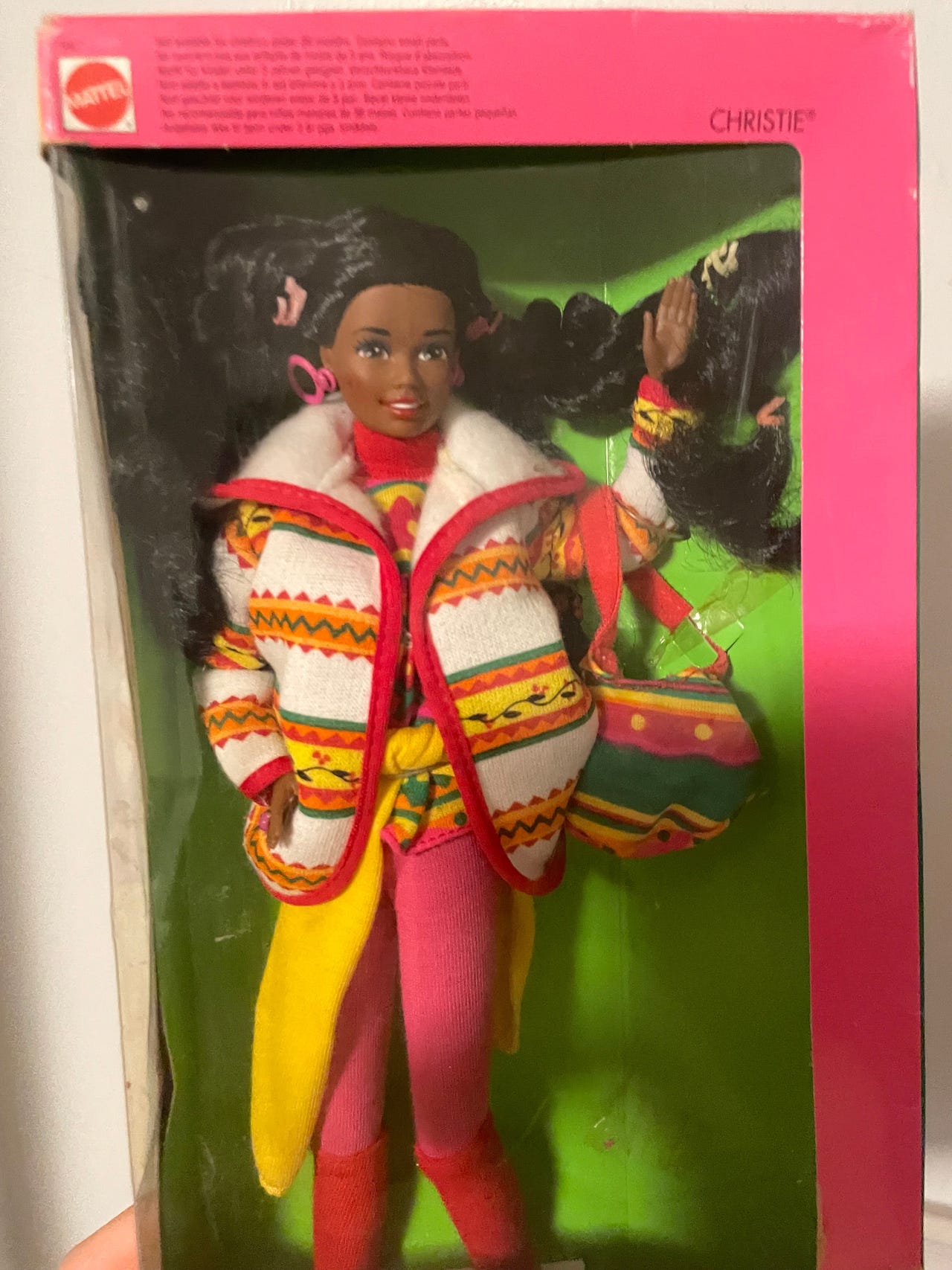 Avaamaton v.1991 mattel benetton christie barbi