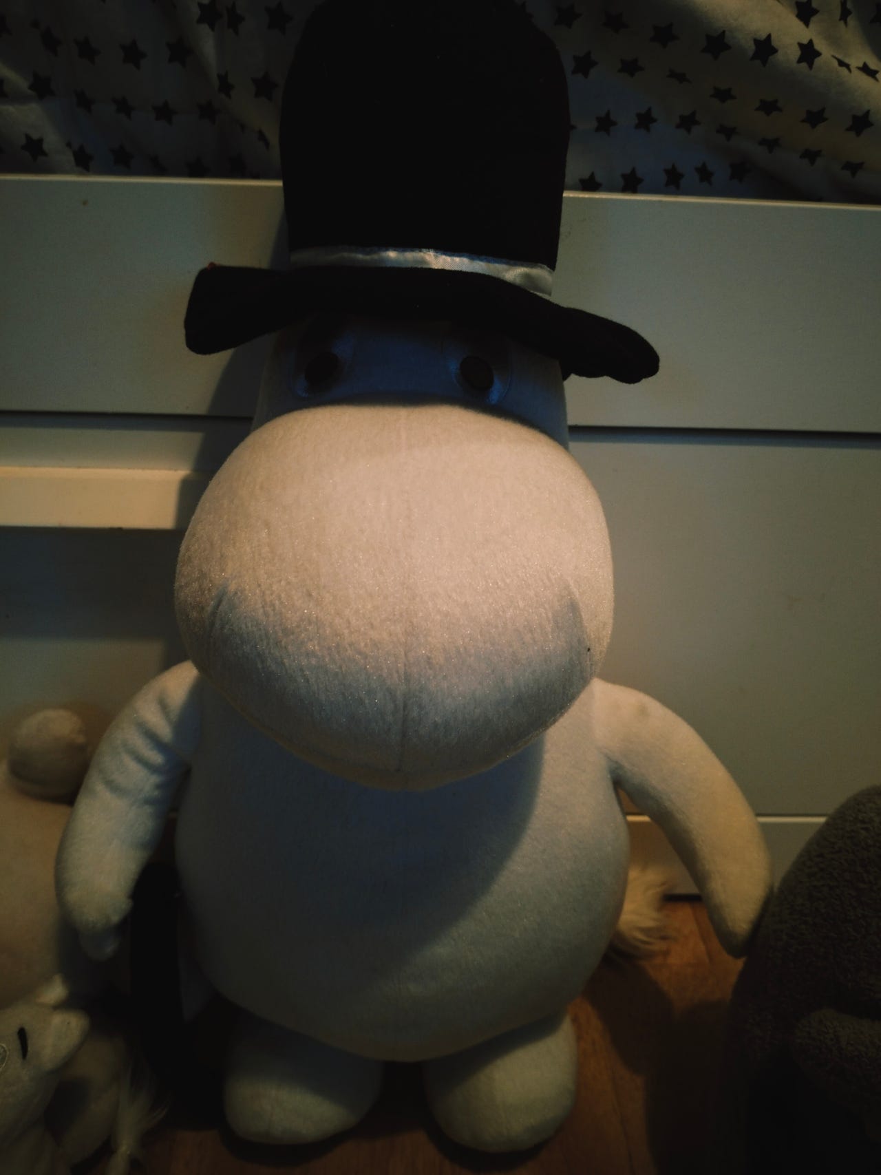 Muumipehmoja, muumipappa, muumipeikko, pikku muumi