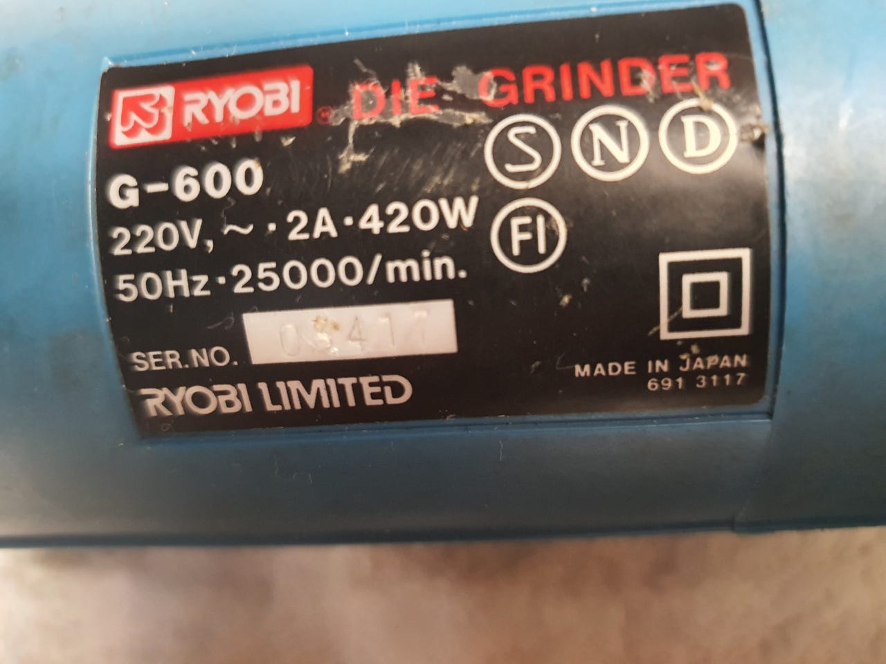 RYOBI Die Grinder